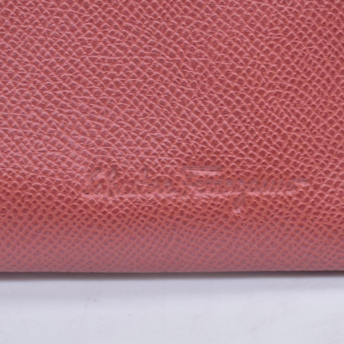 Salvatore Ferragamo Gancini Leather Chain Wristlet Pouch CONSIGNMENT