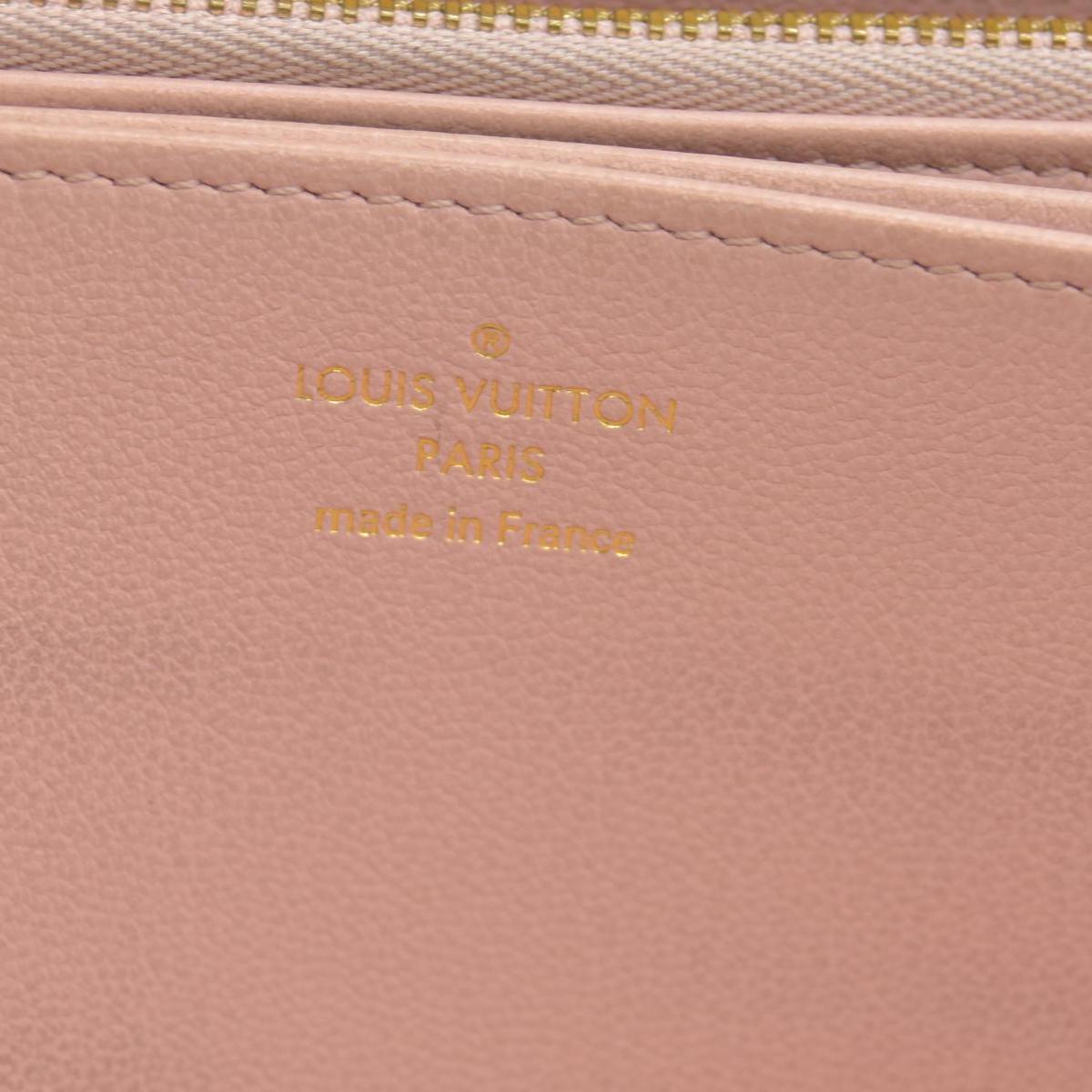 Louis Vuitton Tricolor Monogram Embossed Lambskin Zippy Wallet