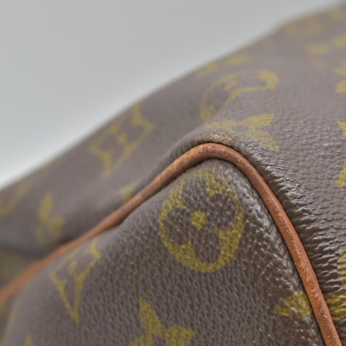 $1700 Louis Vuitton Monogram Speedy 35 SA