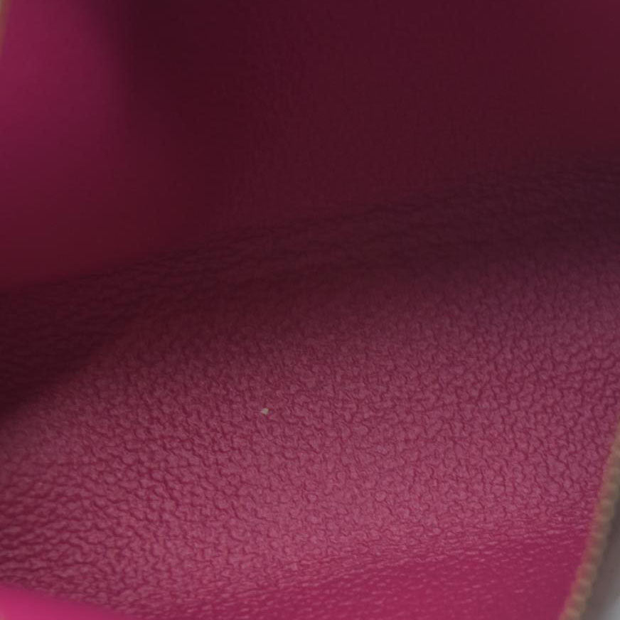 AUCTION $700 Louis Vuitton  Monogram Toiletry Pouch 15 Fuchsia