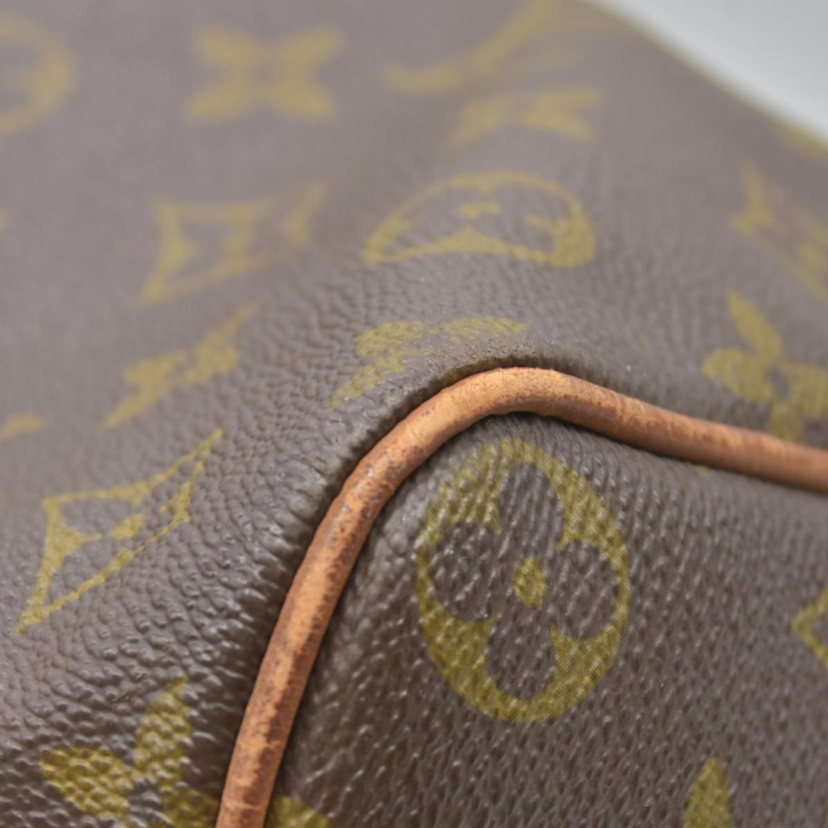 $1700 Louis Vuitton Monogram Speedy 35 SA