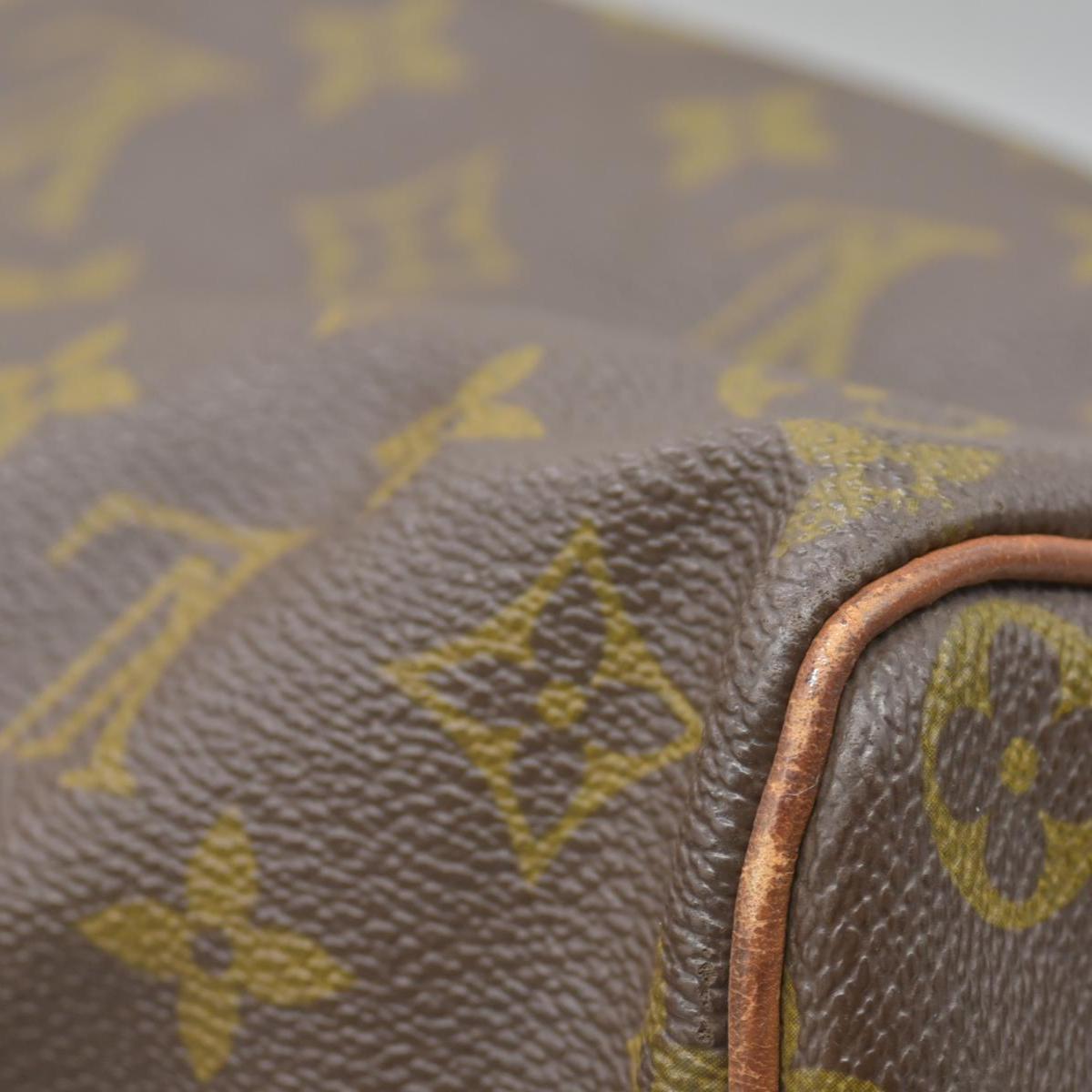 $1700 Louis Vuitton Monogram Speedy 35 SA