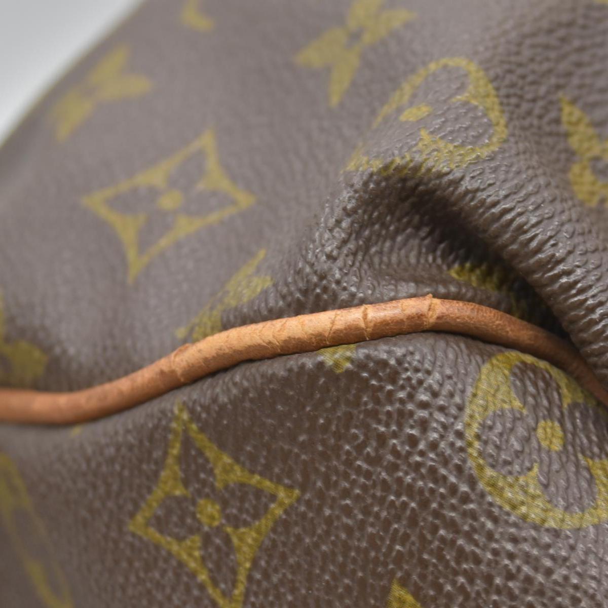 $1700 Louis Vuitton Monogram Speedy 35 SA