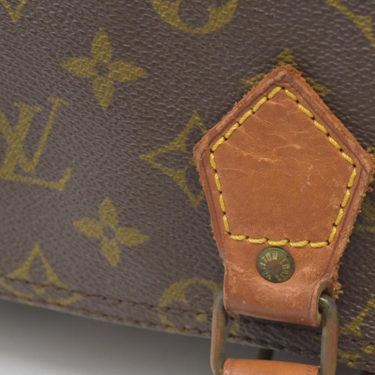 $1700 Louis Vuitton Monogram Speedy 35 SA