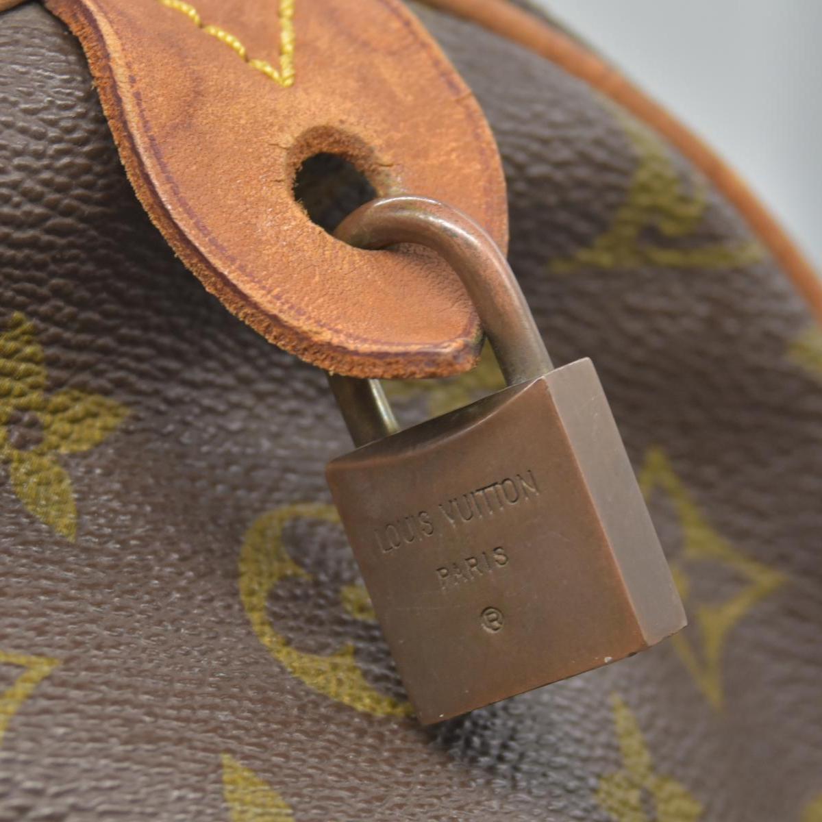 $1700 Louis Vuitton Monogram Speedy 35 SA