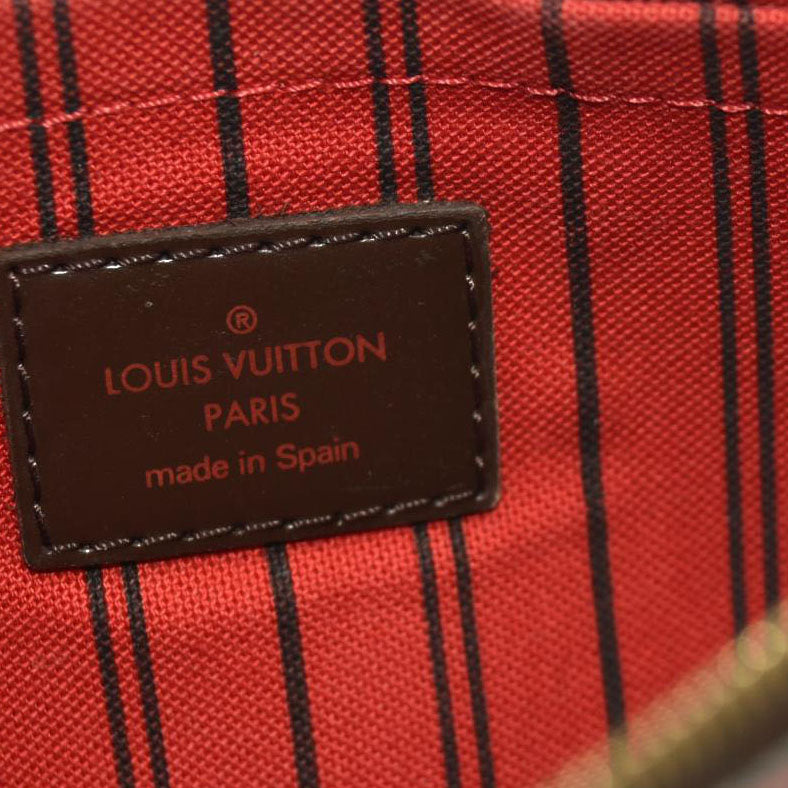 Louis Vuitton  Damier Ebene Neverfull MM With Pouch GI0168