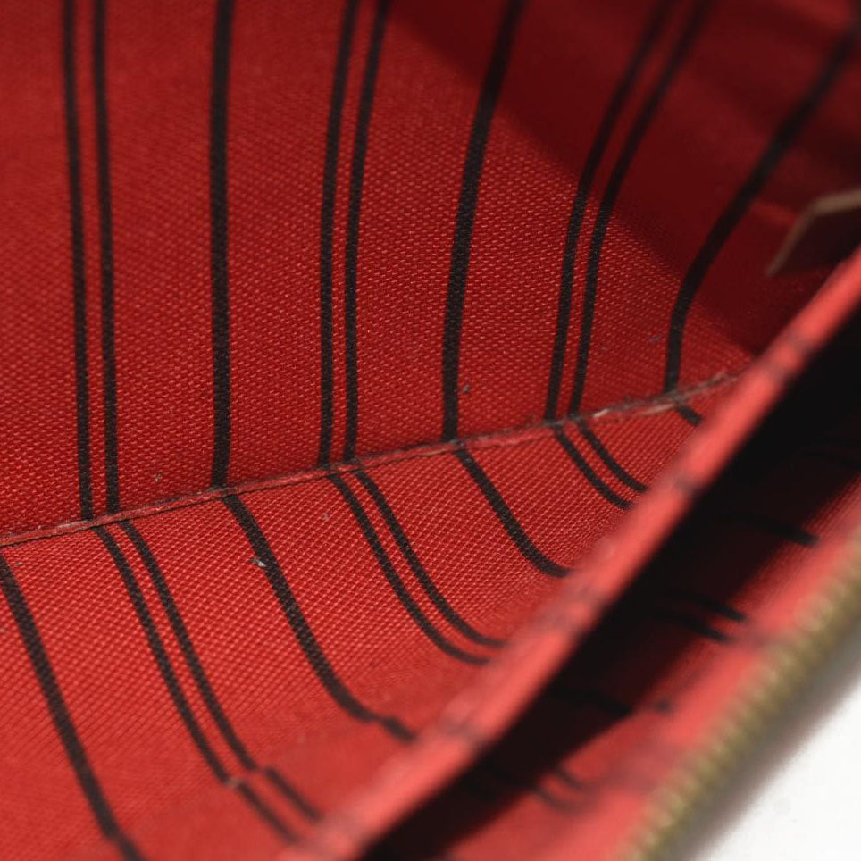 Louis Vuitton  Damier Ebene Neverfull MM With Pouch GI0168