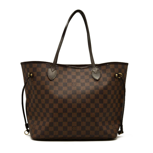 LOUIS VUITTON Damier Ebene Neverfull MM Slight Wear SP1058