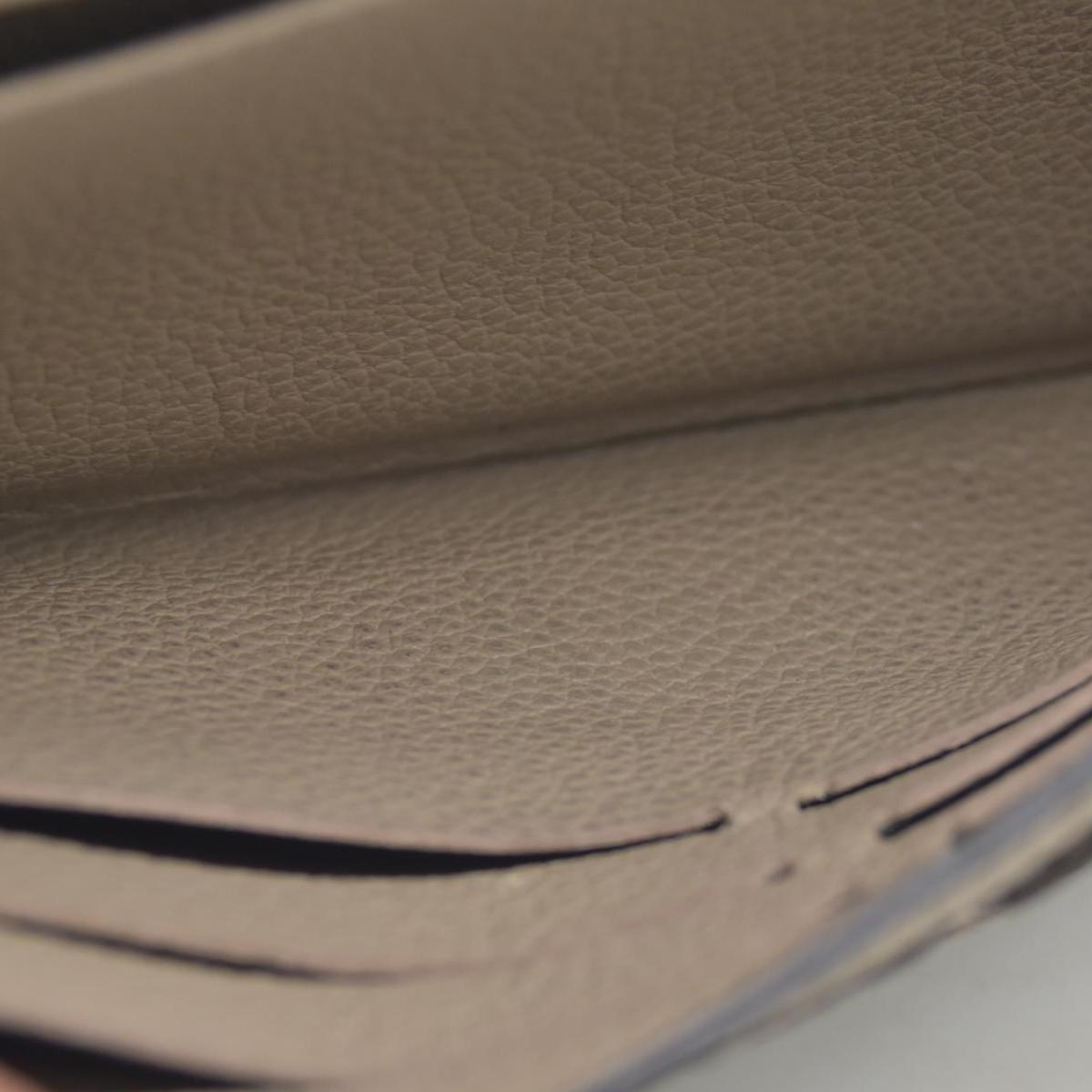 $1060 LOUIS VUITTON Portefeuille Sarah Monogram Empreinte Tourterelle Wallet