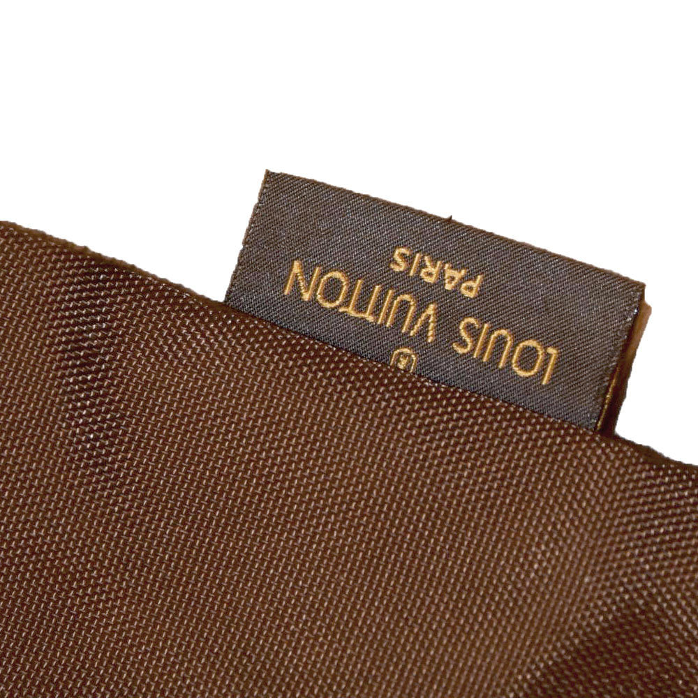 $600 Louis Vuitton Brown Nylon Garment Foldable Travel Bag