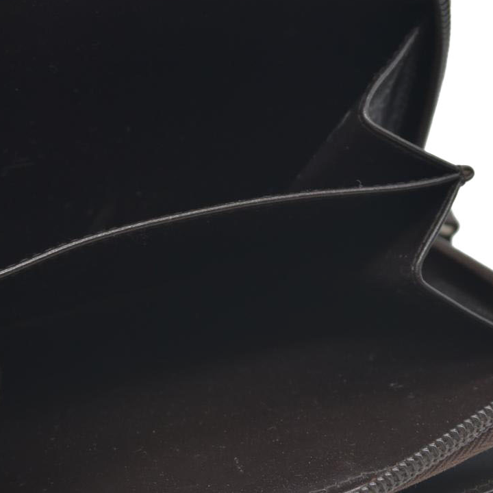$795 PRADA Logo Leather Bifold Wallet Brown
