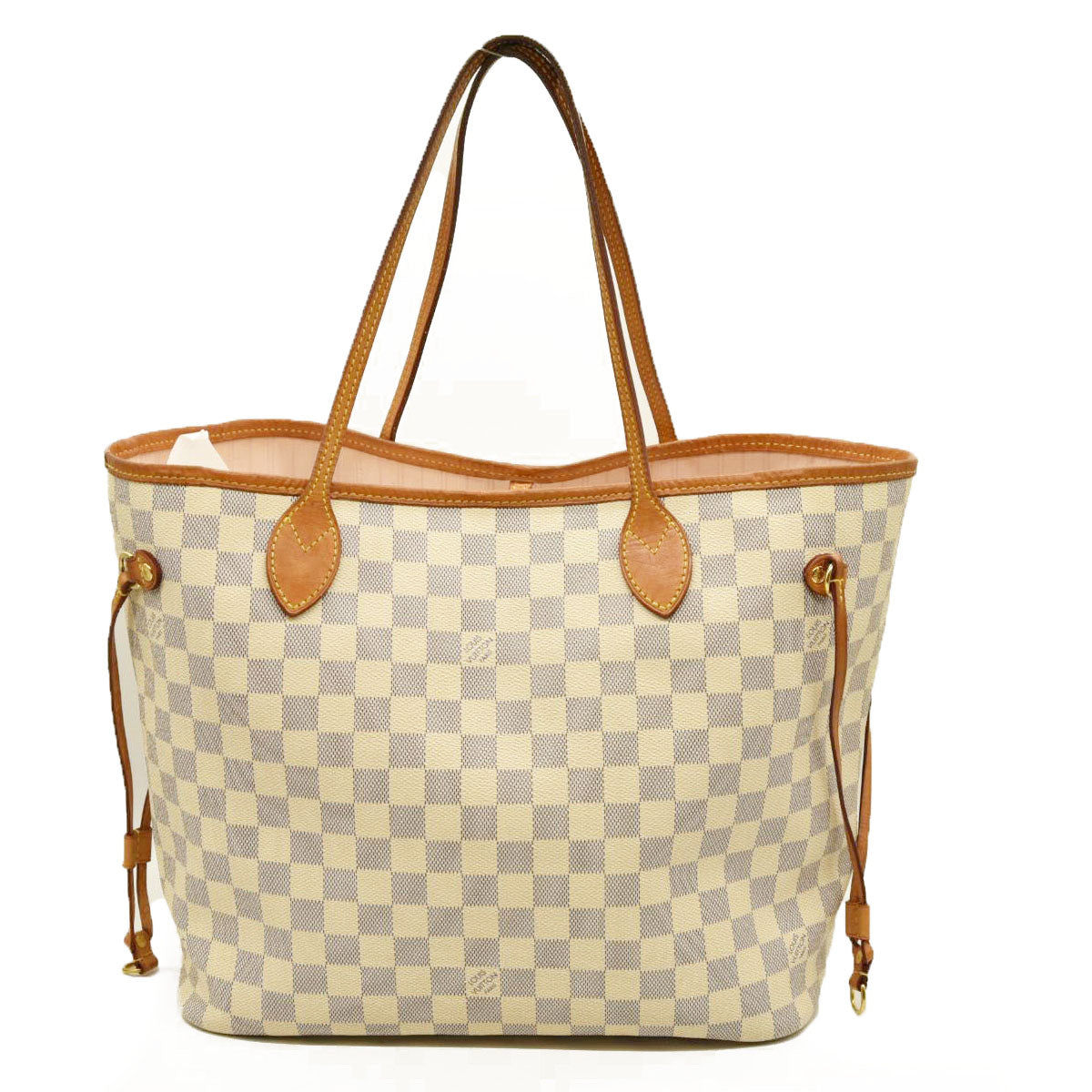 Louis Vuitton  Damier Azur Neo Neverfull MM Rose Ballerine with Pouch