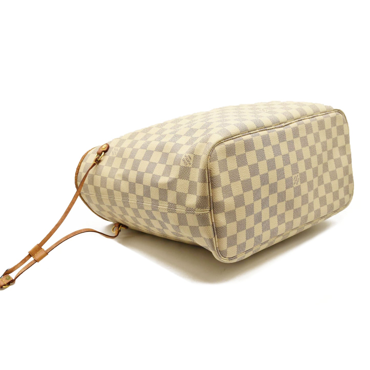 Louis Vuitton  Damier Azur Neo Neverfull MM Rose Ballerine with Pouch