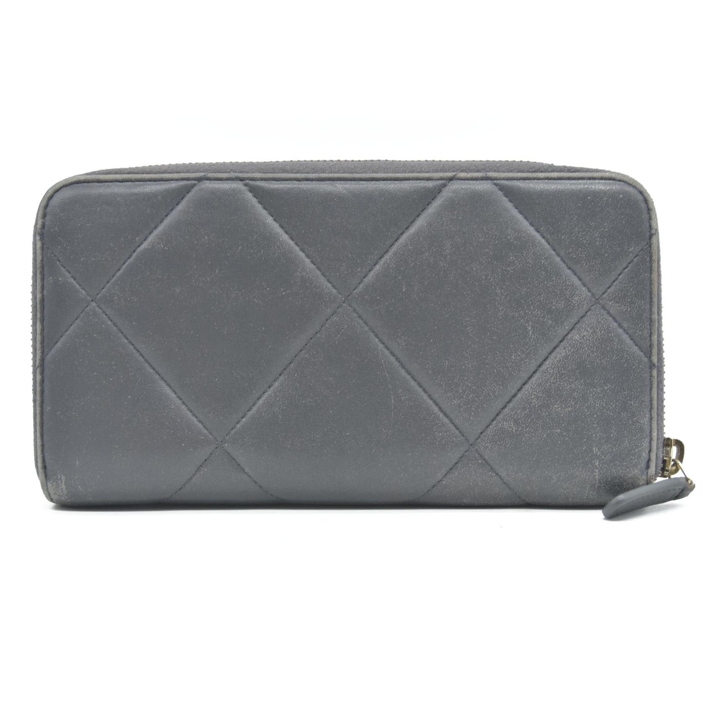 Chanel 2021 Interlocking CC Logo Continental Wallet