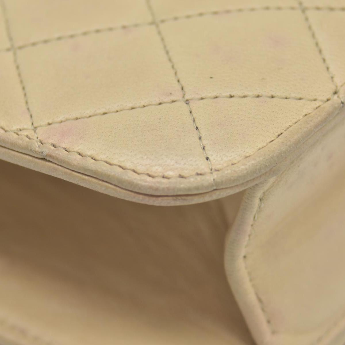 $3350 Chanel Timeless Classic Quilted Single Flap with 24K GHW Beige