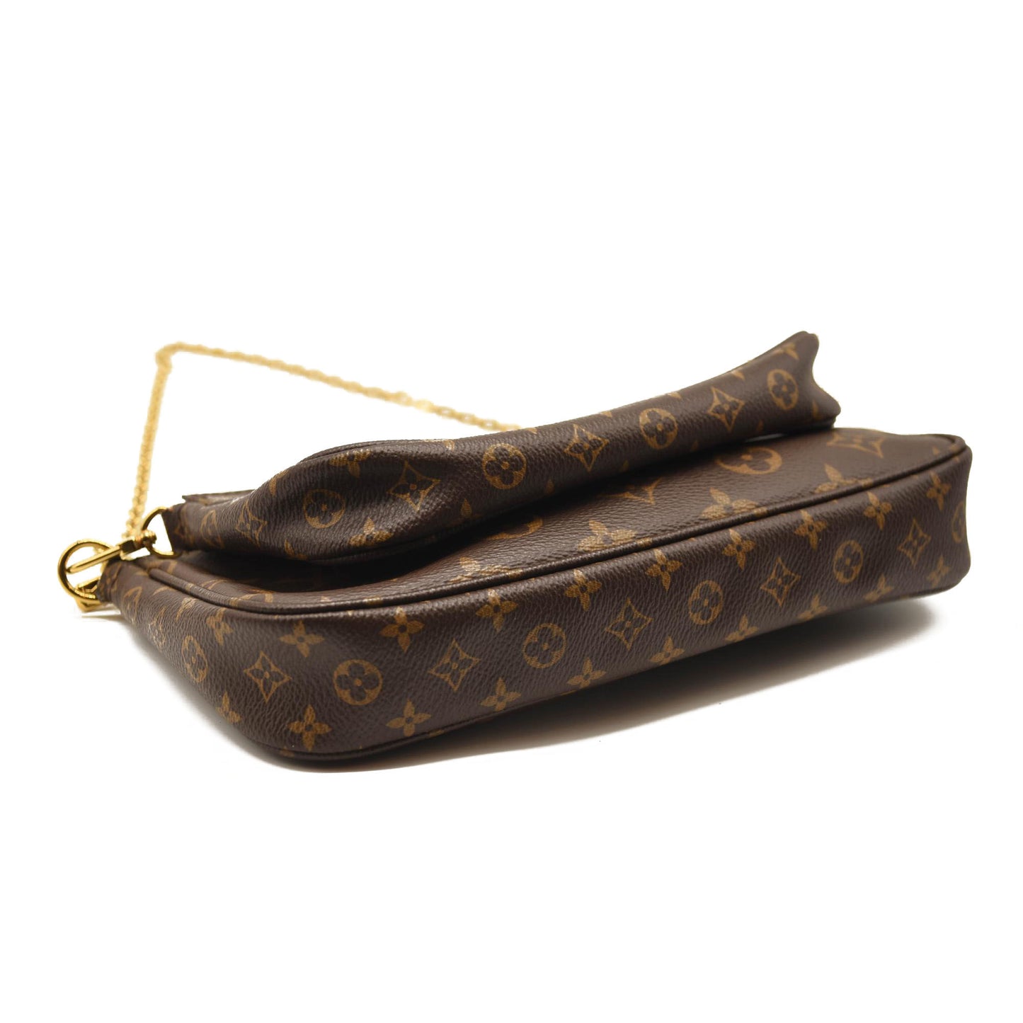 LOUIS VUITTON Monogram Multi Pochette Accessories Rose Clair