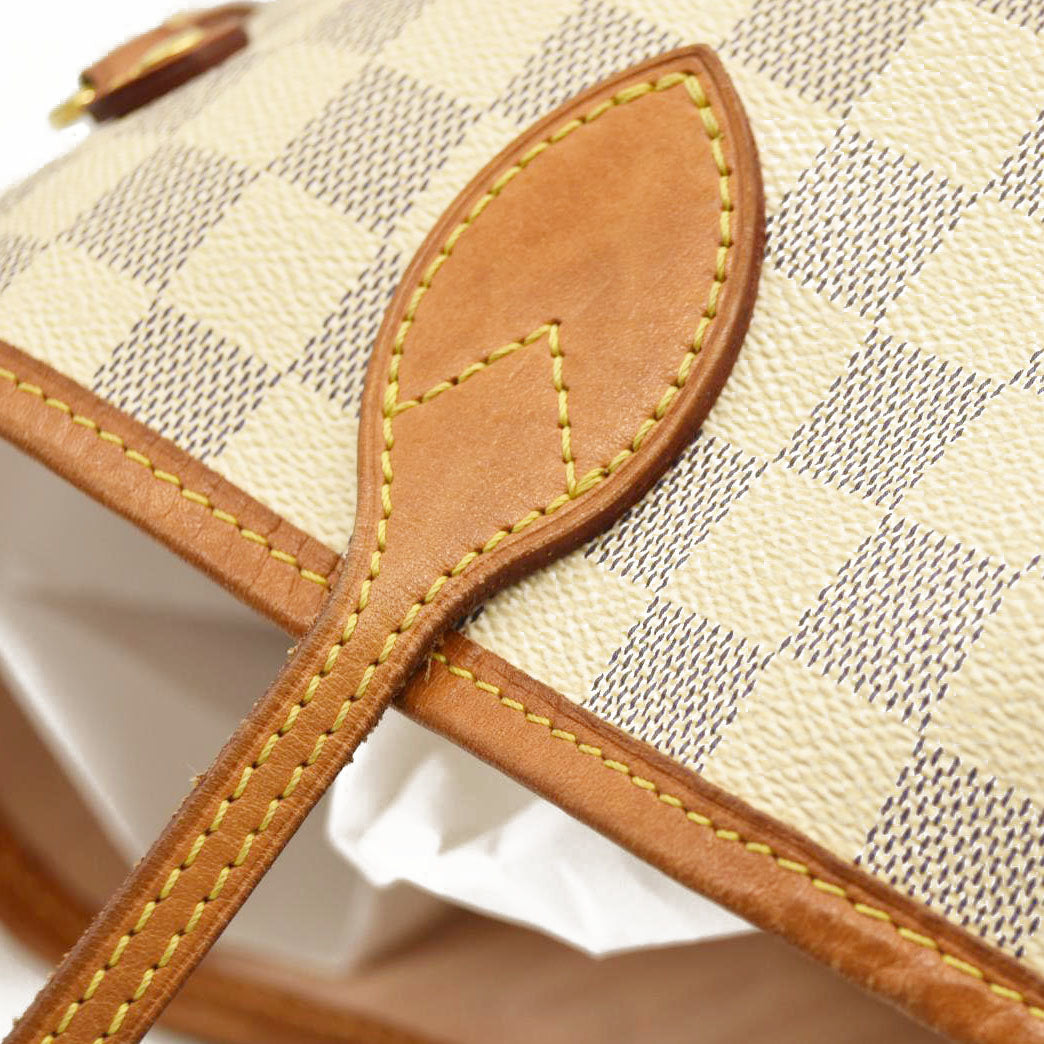 Louis Vuitton  Damier Azur Neo Neverfull MM Rose Ballerine with Pouch