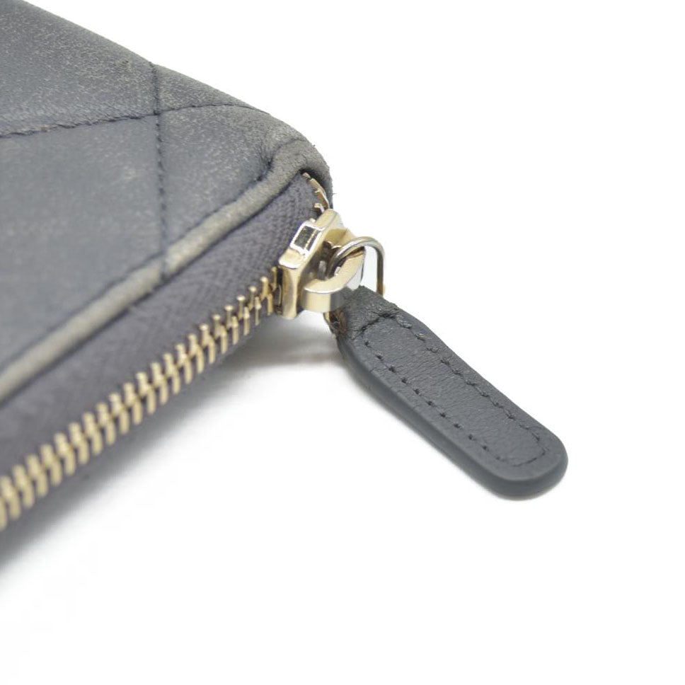 Chanel 2021 Interlocking CC Logo Continental Wallet