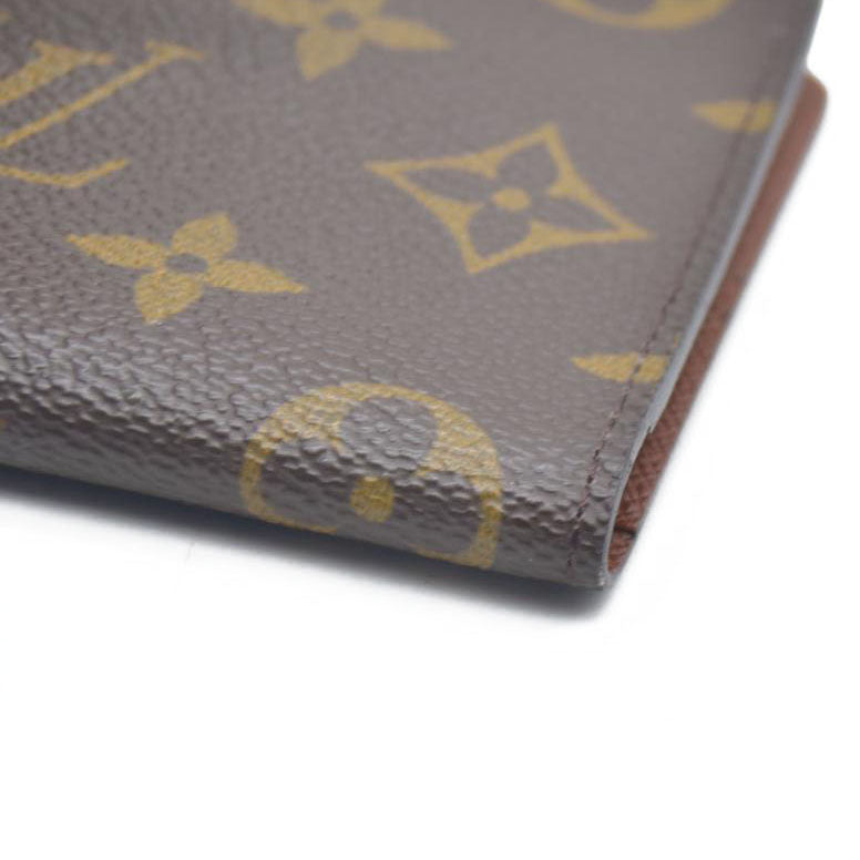 AUCTION $535 Louis Vuitton  Monogram Porte 2 Cartes Vertical Card Holder