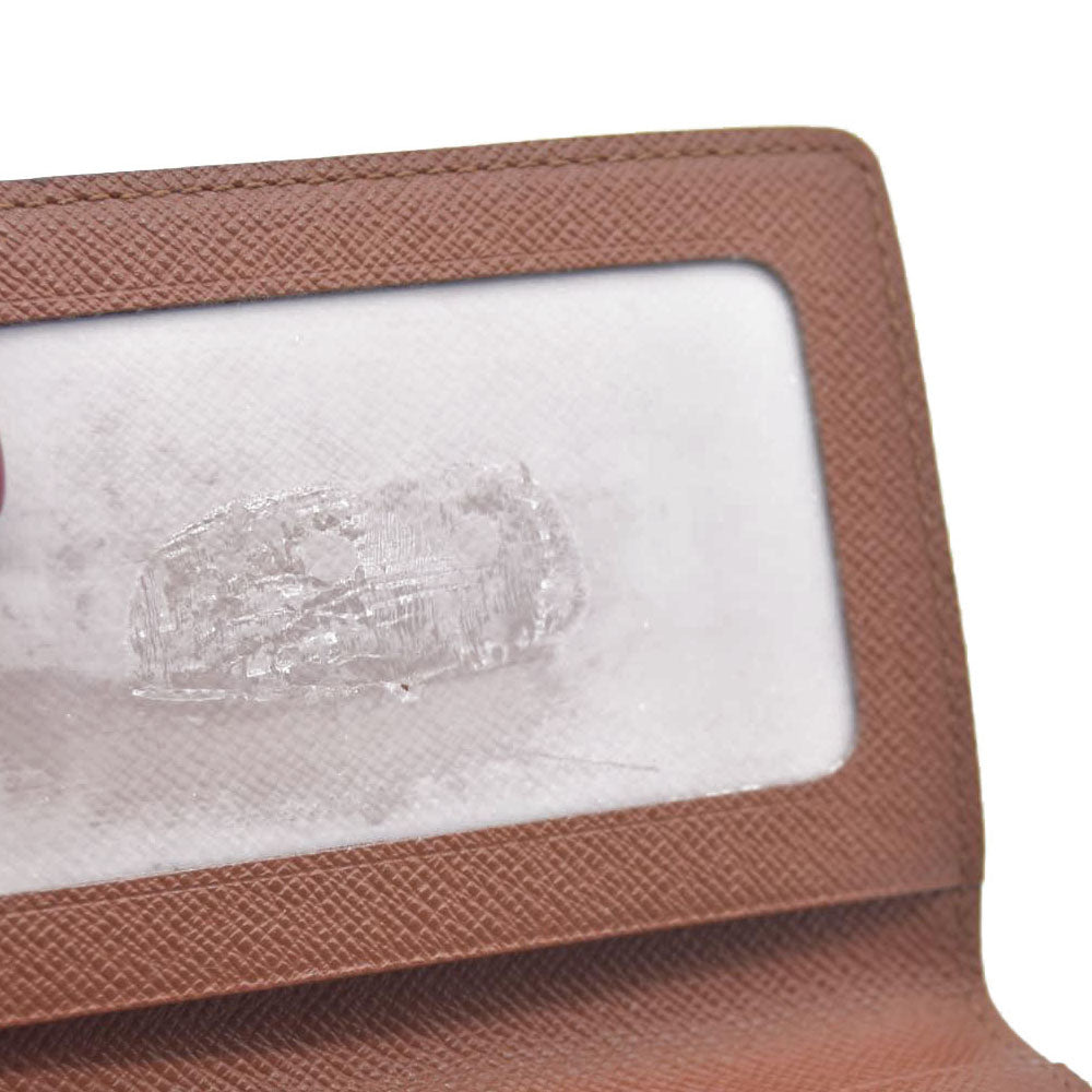 AUCTION $535 Louis Vuitton  Monogram Porte 2 Cartes Vertical Card Holder