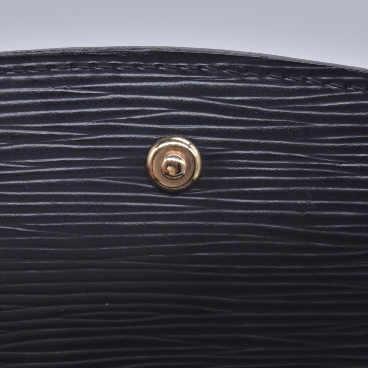 $780 1990 LOUIS VUITTON Epi Art-Deco Pochette Clutch Bag Noir Black V.I. 1920 CONSIGNMENT 10021630