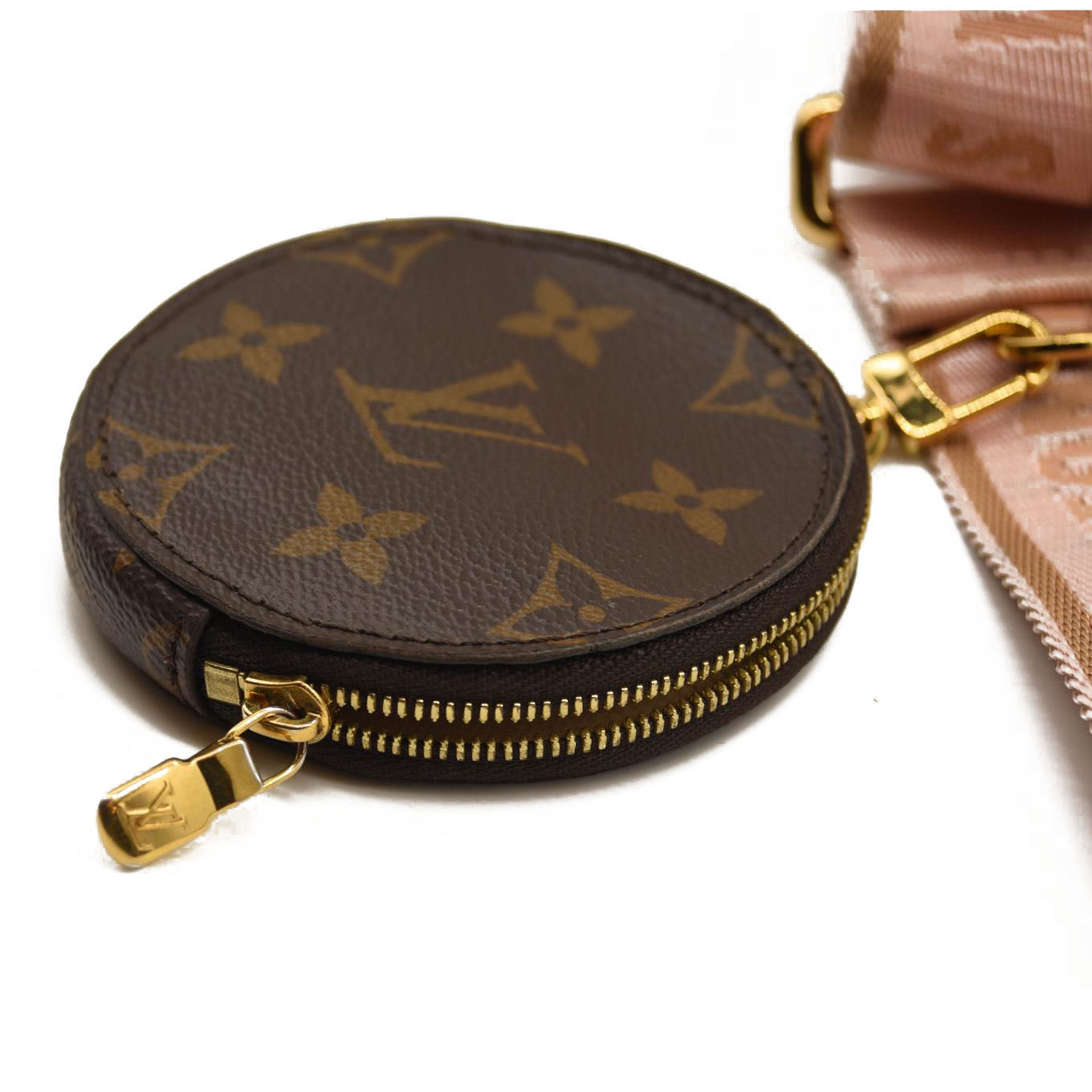 LOUIS VUITTON Monogram Multi Pochette Accessories Rose Clair