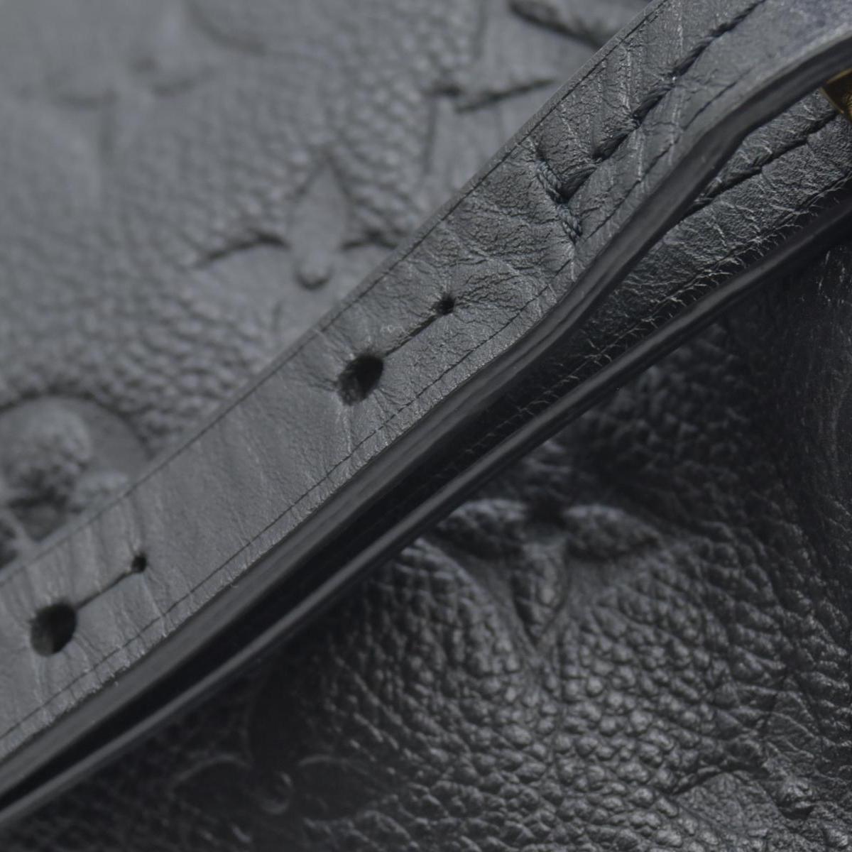 $2980 Louis Vuitton Empreinte Montsouris PM Black RFID