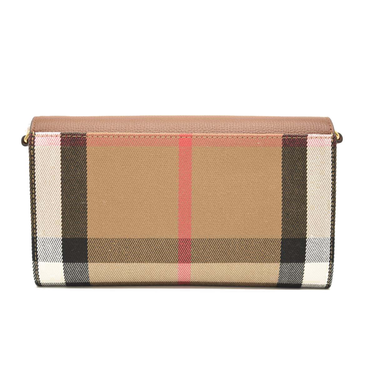 Burberry Vintage Check Envelope Crossbody Bag Tan