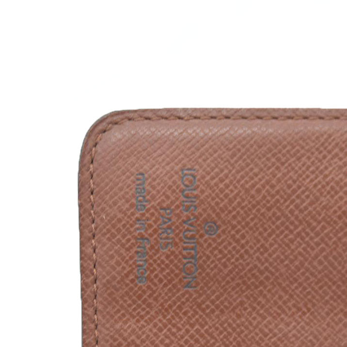 AUCTION $590 Louis Vuitton  Monogram Compact Zippe Zipped Wallet