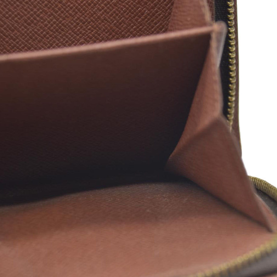 AUCTION $590 Louis Vuitton  Monogram Compact Zippe Zipped Wallet