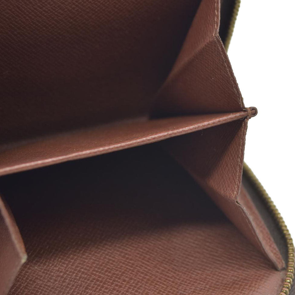 AUCTION $590 Louis Vuitton  Monogram Compact Zippe Zipped Wallet