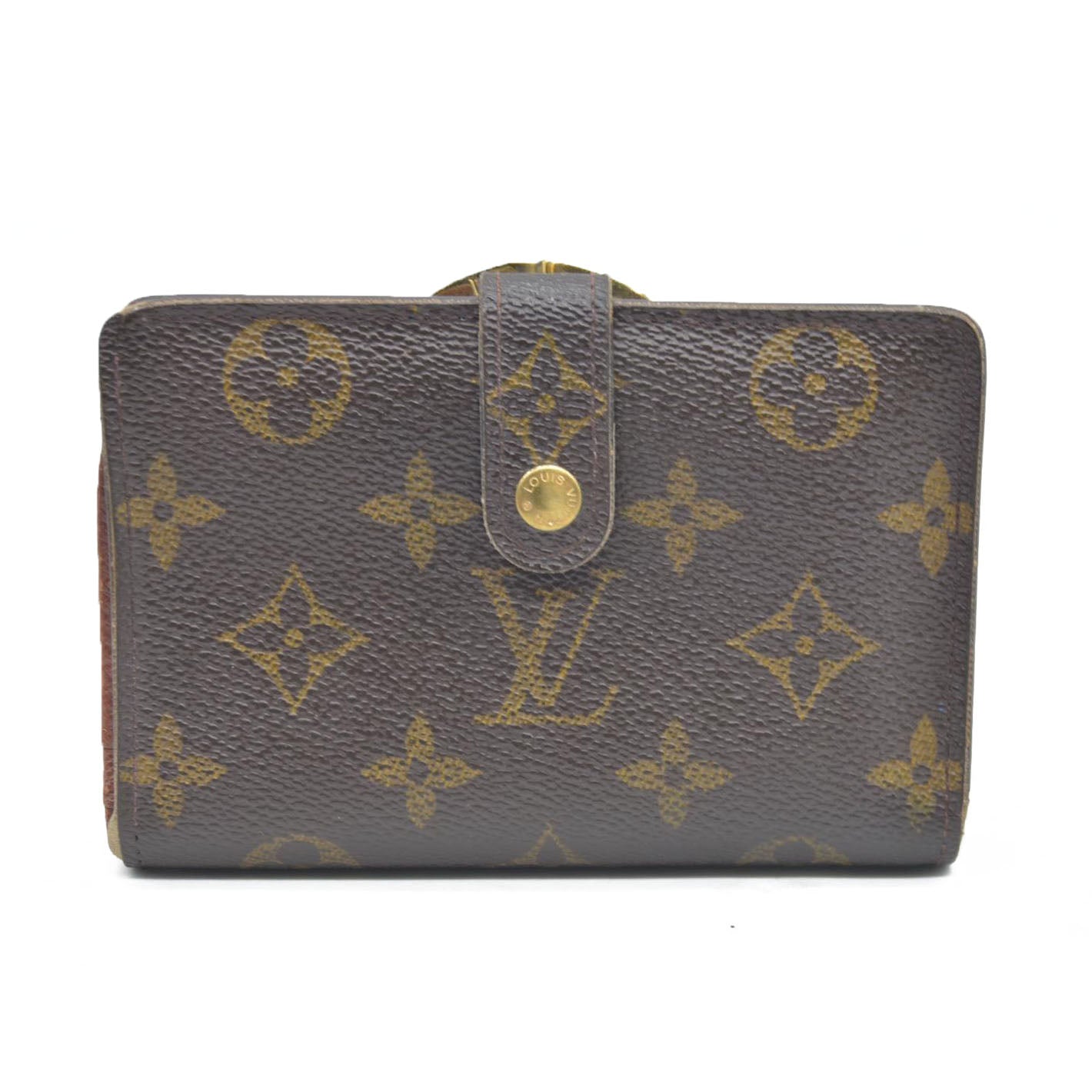 AUCTION $750  Louis Vuitton  Monogram French Purse Wallet MI0020