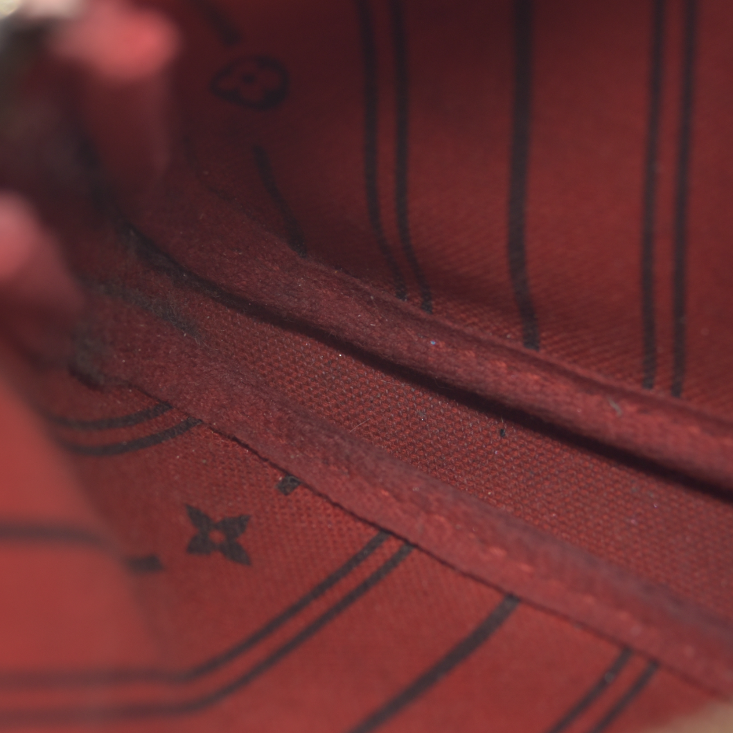 Louis Vuitton Damier Ebene Complice Trunks and Bags Mini Pochette Accessories Red FL1028