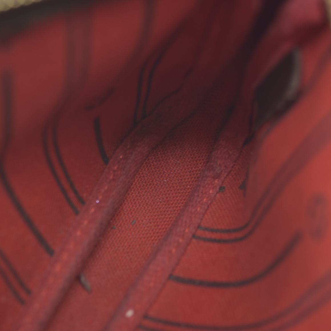 Louis Vuitton Damier Ebene Complice Trunks and Bags Mini Pochette Accessories Red FL1028