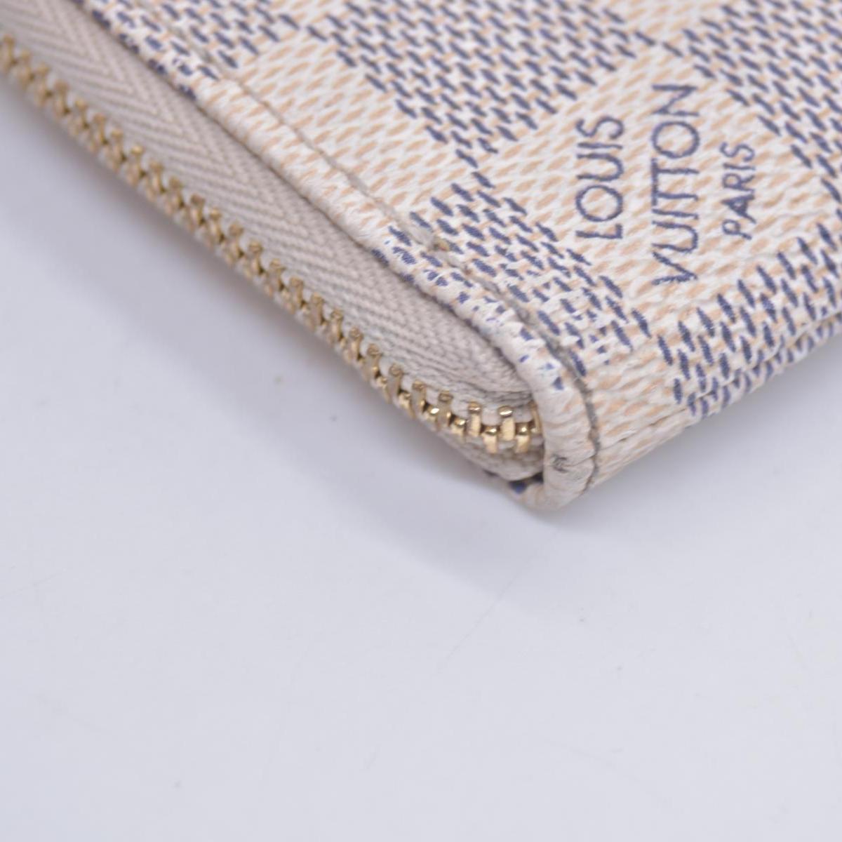 Louis Vuitton Damier Azur Articles de Voyage Key Pouch Cles CONSIGNMENT