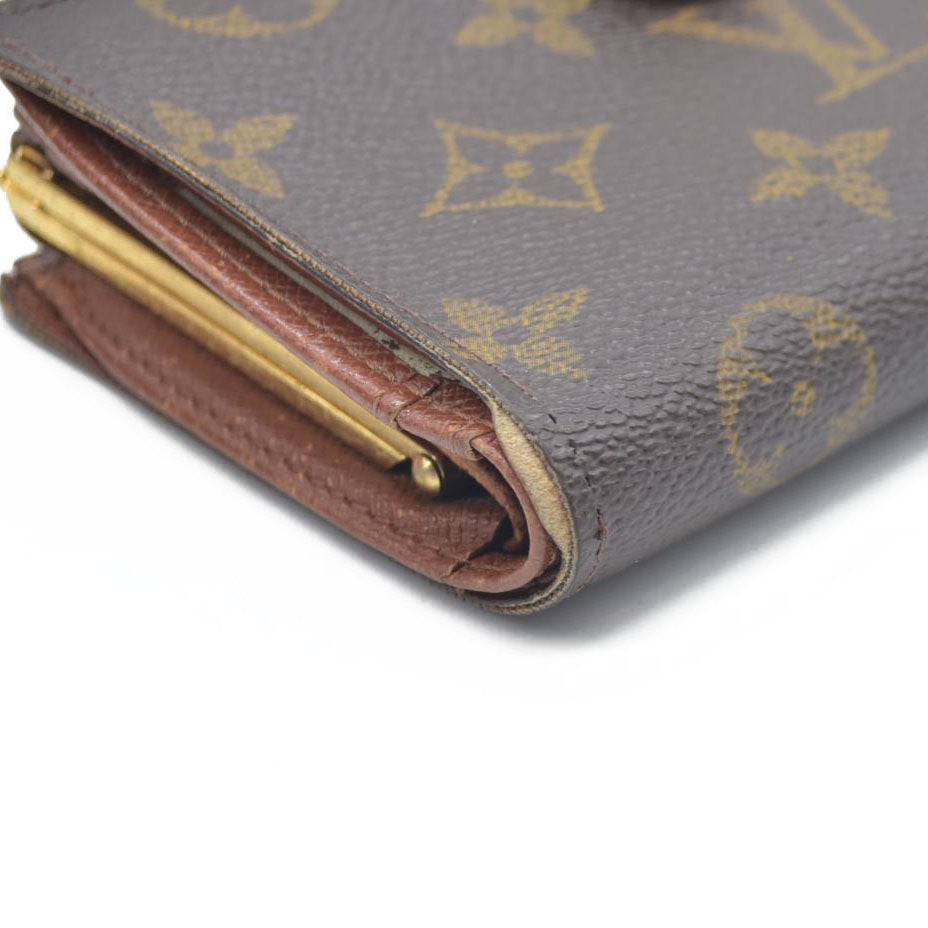 AUCTION $750  Louis Vuitton  Monogram French Purse Wallet MI0020