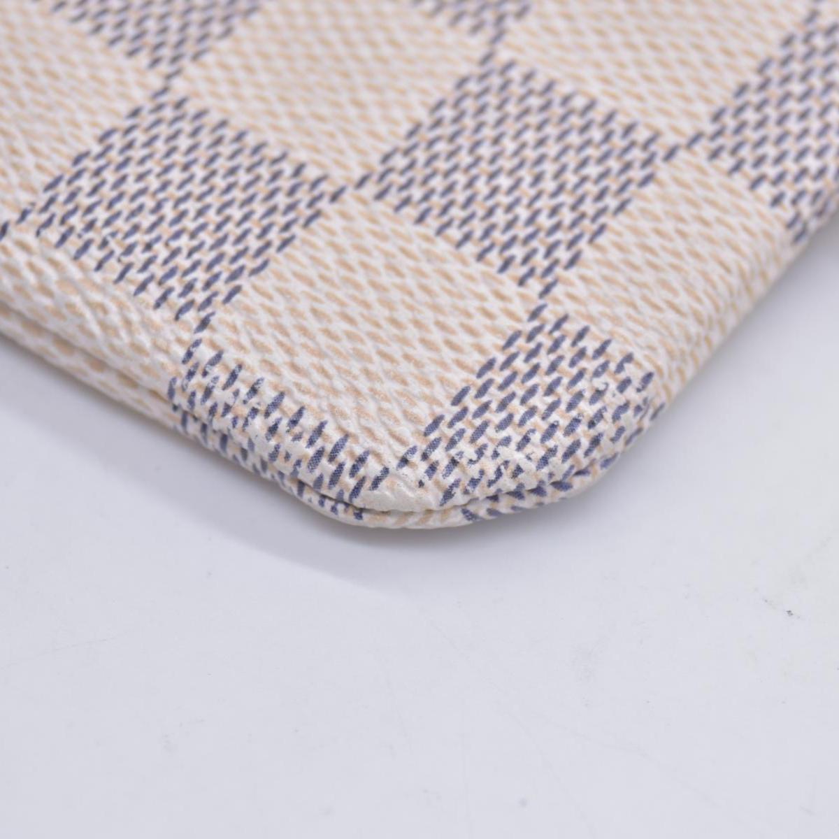 Louis Vuitton Damier Azur Articles de Voyage Key Pouch Cles CONSIGNMENT