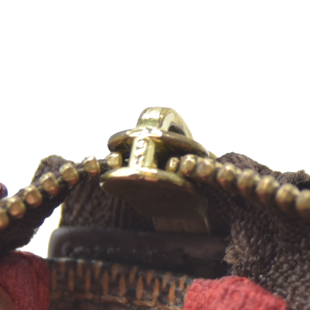 Louis Vuitton Damier Ebene Complice Trunks and Bags Mini Pochette Accessories Red FL1028