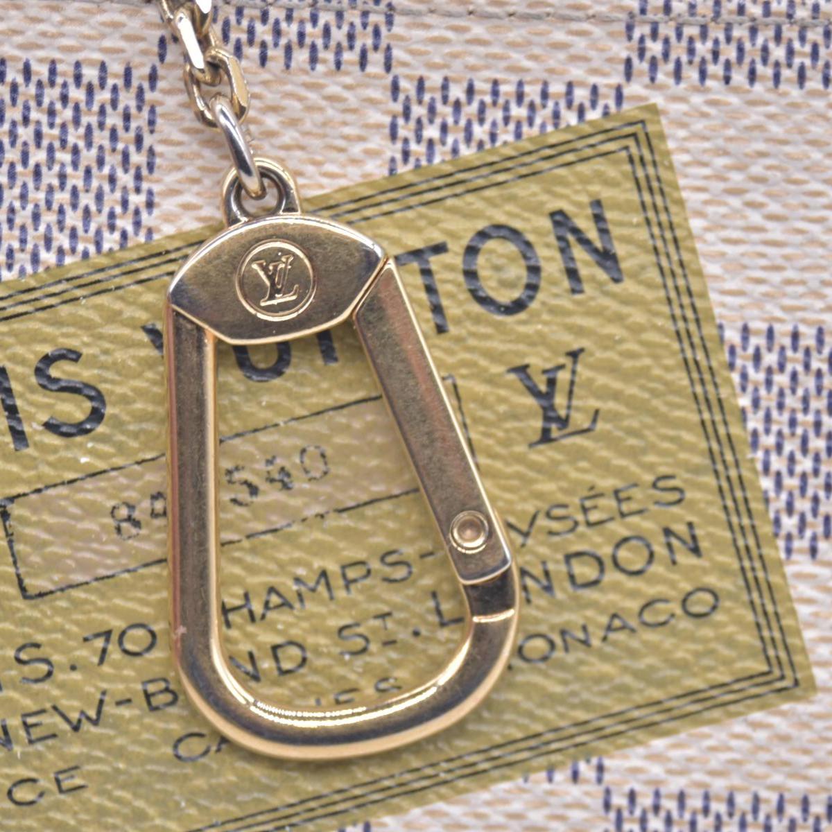 Louis Vuitton Damier Azur Articles de Voyage Key Pouch Cles CONSIGNMENT