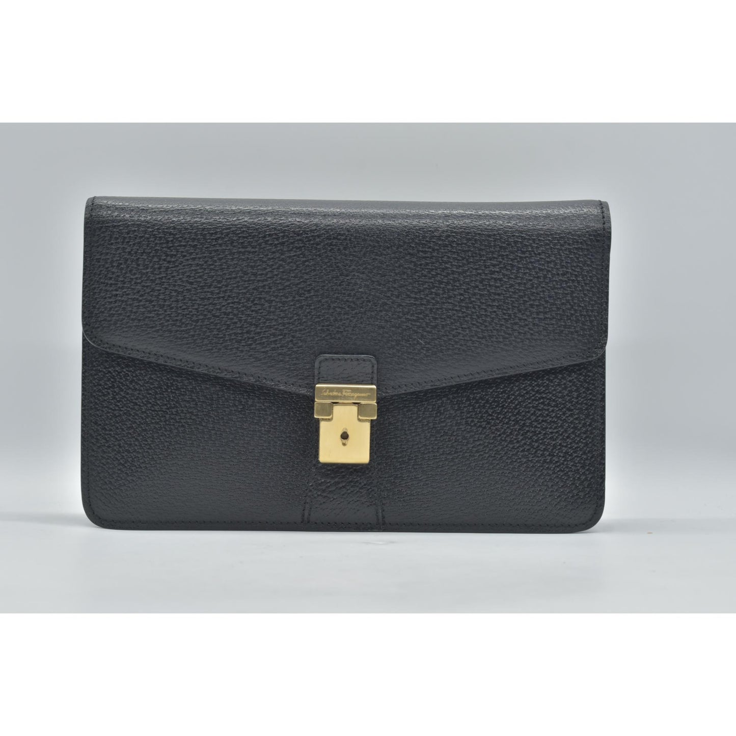 $700 Salvatore Ferragamo  Gancini Clutch