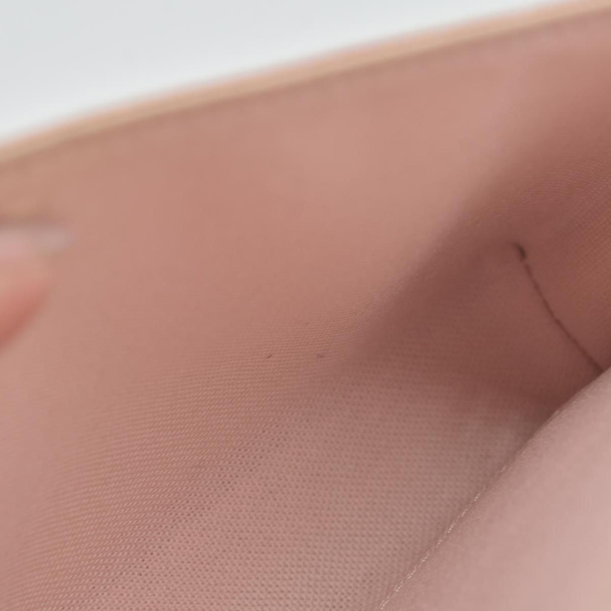 $1580 Louis Vuitton Damier Azur Pochette Felicie MI1149 2019 Pastel Pink