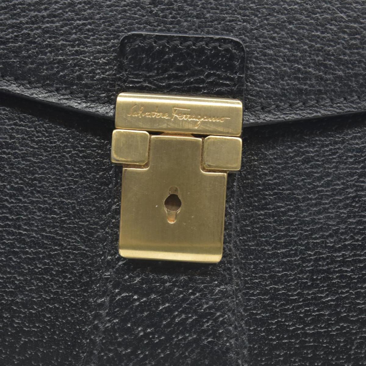 $700 Salvatore Ferragamo  Gancini Clutch