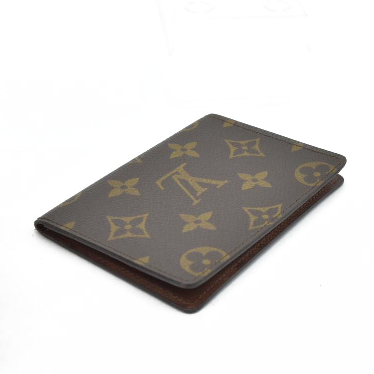 $350  Louis Vuitton Monogram Porte 2 Cartes Vertical Pass Card Case 863A2