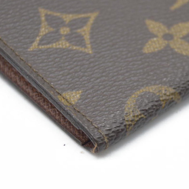 $350  Louis Vuitton Monogram Porte 2 Cartes Vertical Pass Card Case 863A2