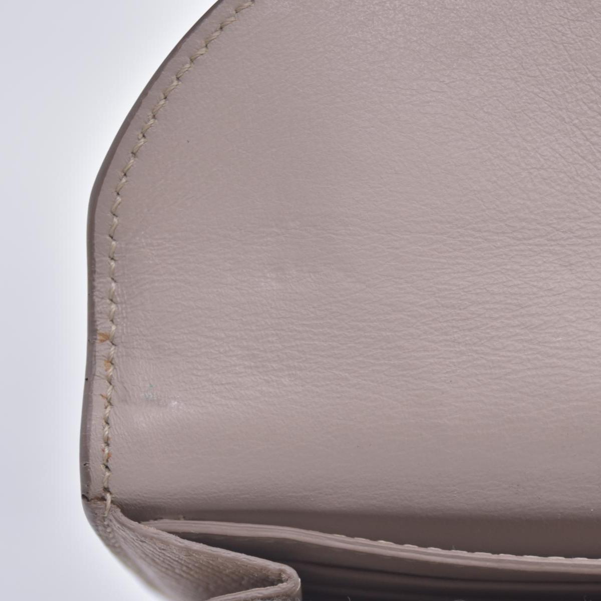 Céline Grain Calfskin Flap Wallet Beige CONSIGNMENT