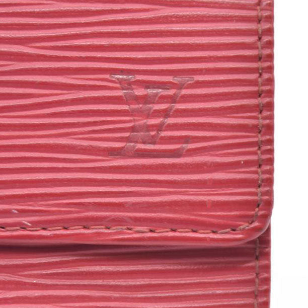 AUCTION $445 Louis Vuitton  Epi Multicles 6 Key Holder Rubis