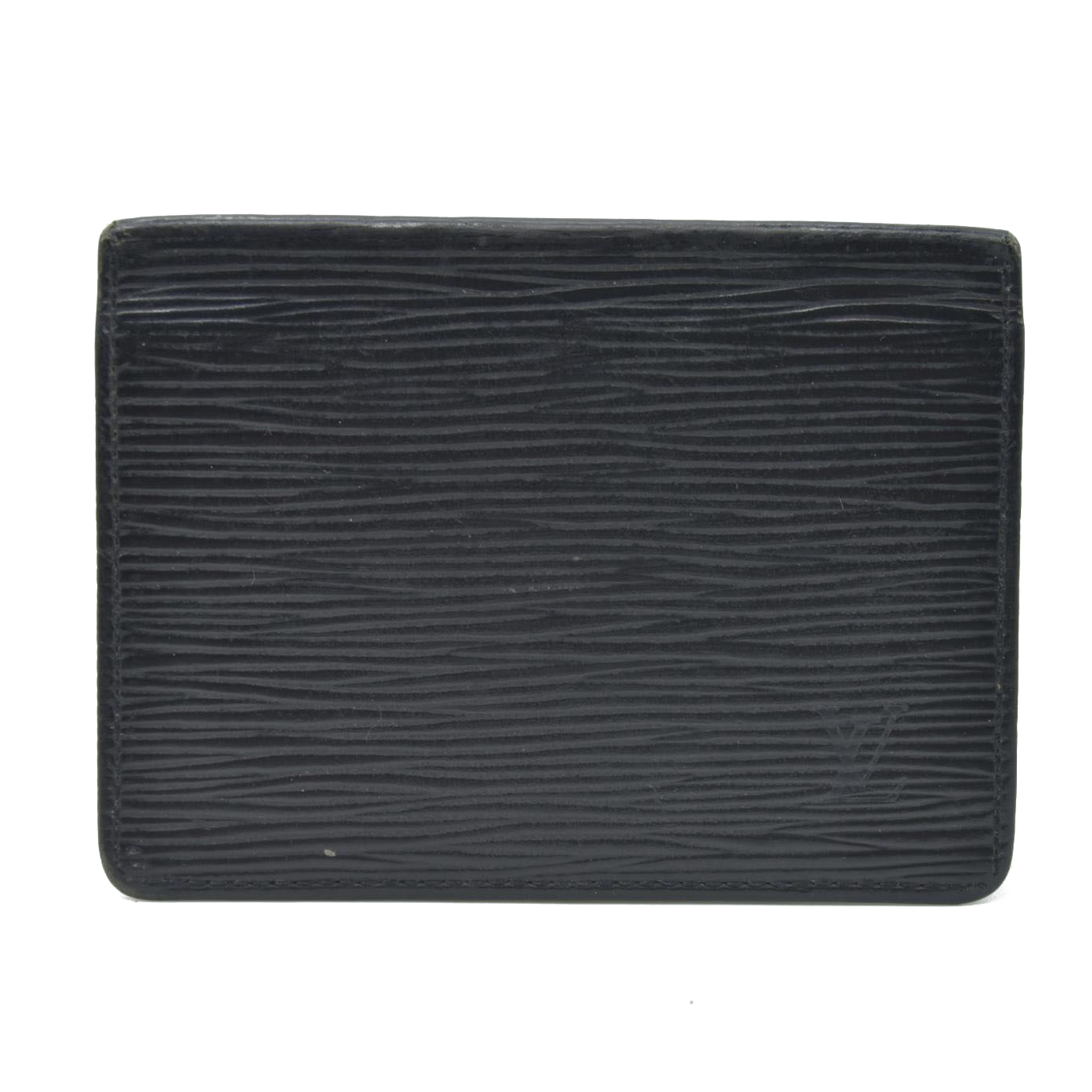 $310 2001 Louis Vuitton Epi Porte 2 Cartes Vertical Leather Pass Card Case SP0041
