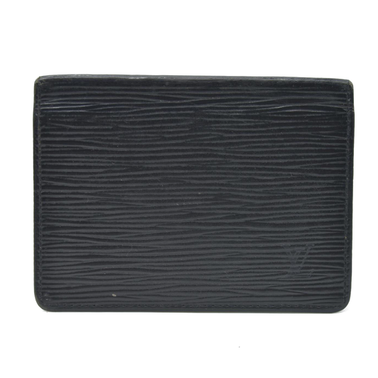 $310 2001 Louis Vuitton Epi Porte 2 Cartes Vertical Leather Pass Card Case SP0041