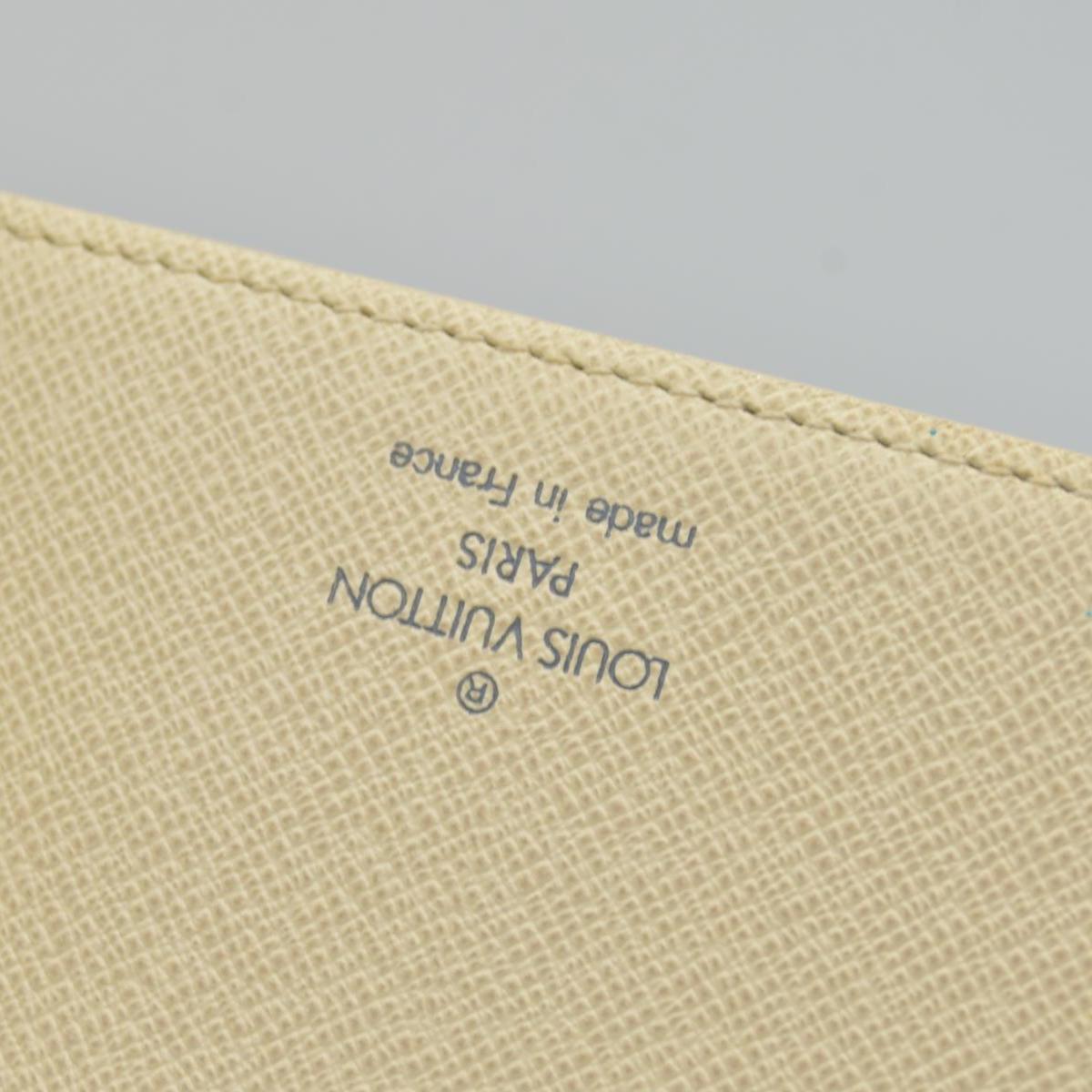 $605 2007 Louis Vuitton Damier Azur Medium Ring Agenda Cover SP2097