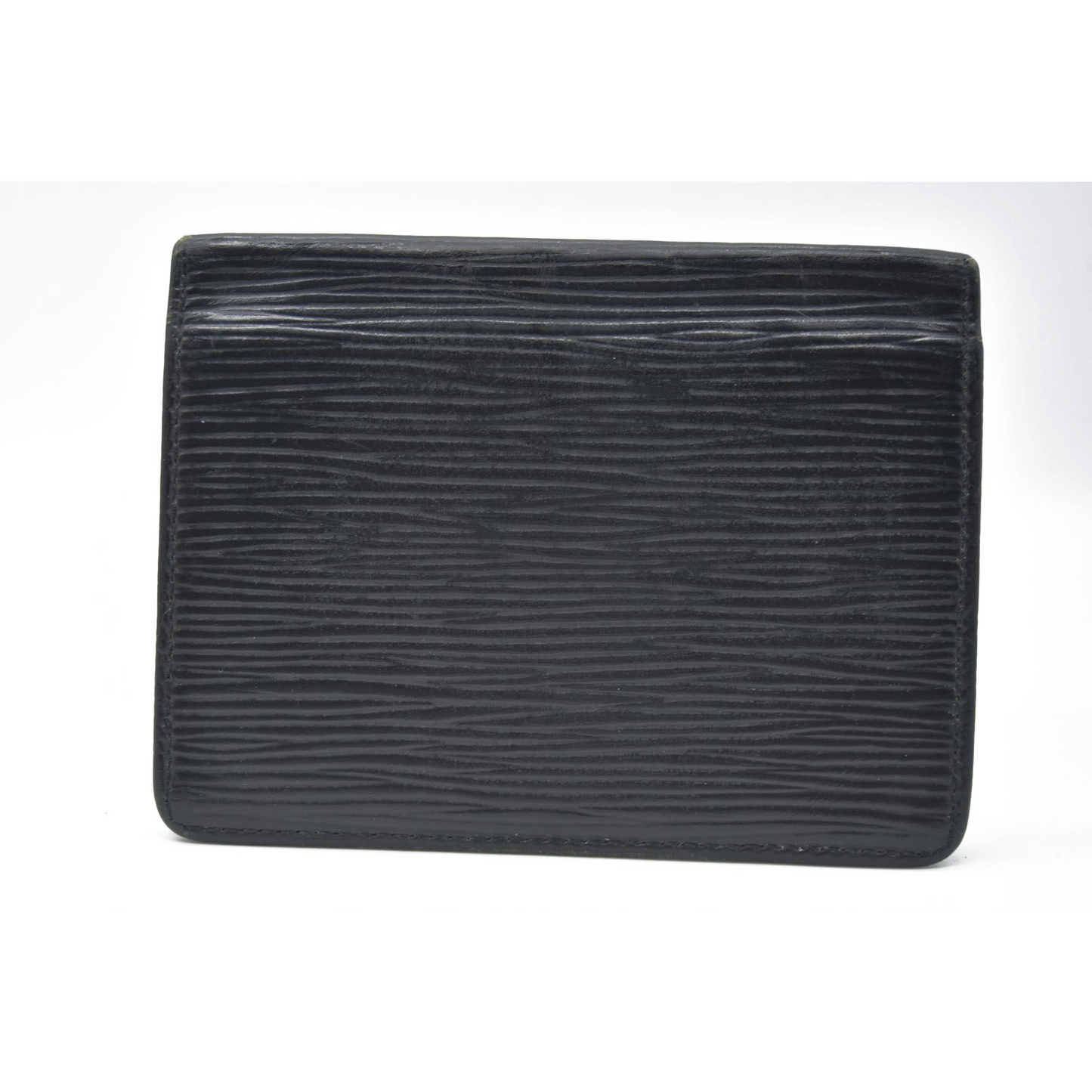 $310 2001 Louis Vuitton Epi Porte 2 Cartes Vertical Leather Pass Card Case SP0041